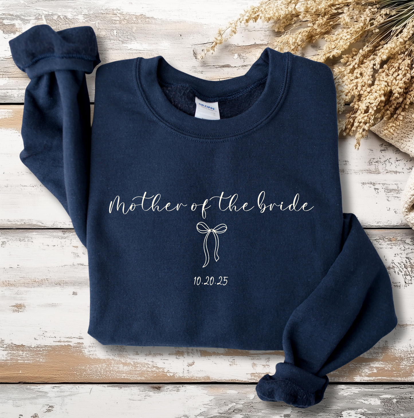 Mother of the Bride Shirt – Personalized Wedding Tee with Custom Date, Bridal Party Gift
