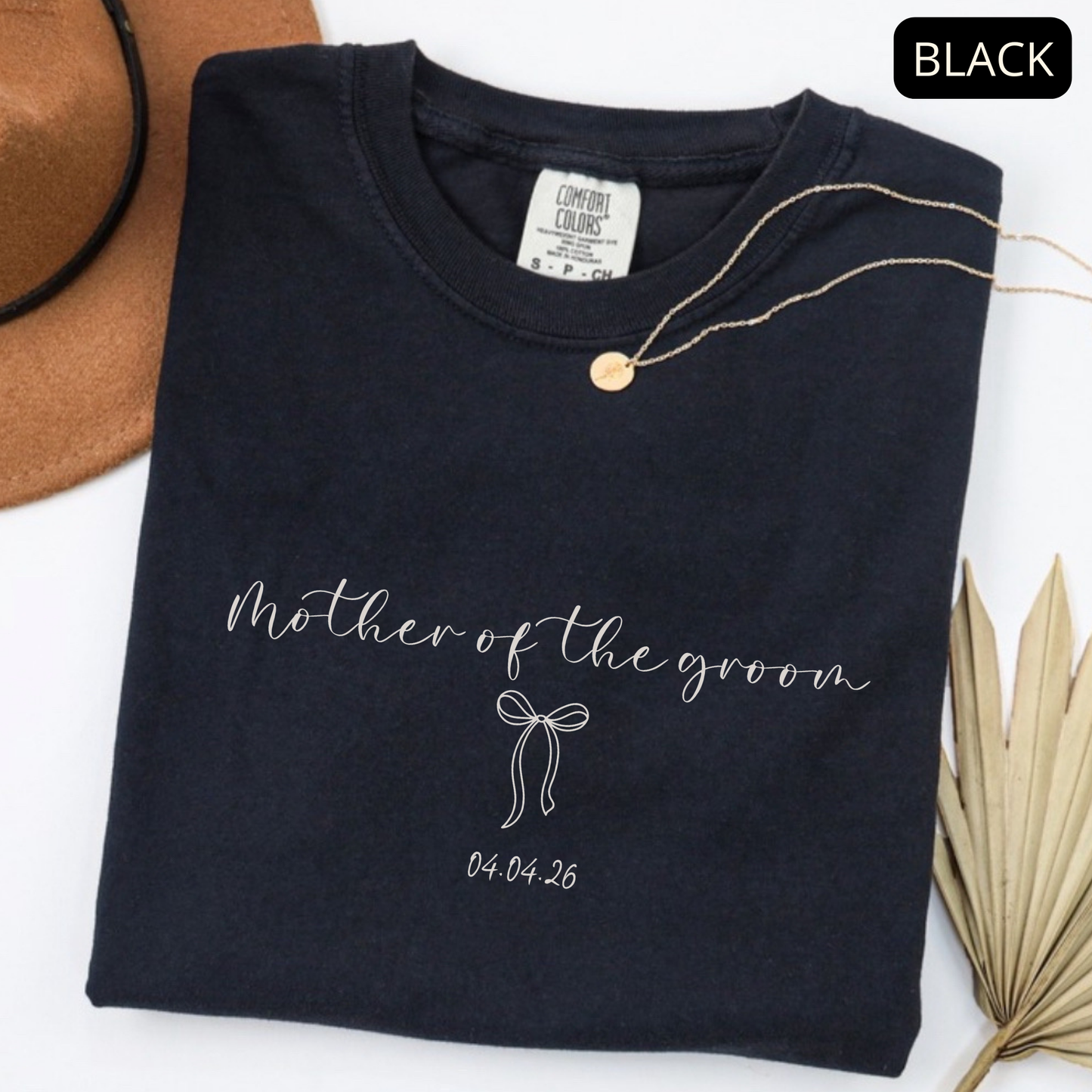 Comfort Colors Mother of the Bride Shirt – Personalized Wedding Mom Tee, Bridal Party Gift