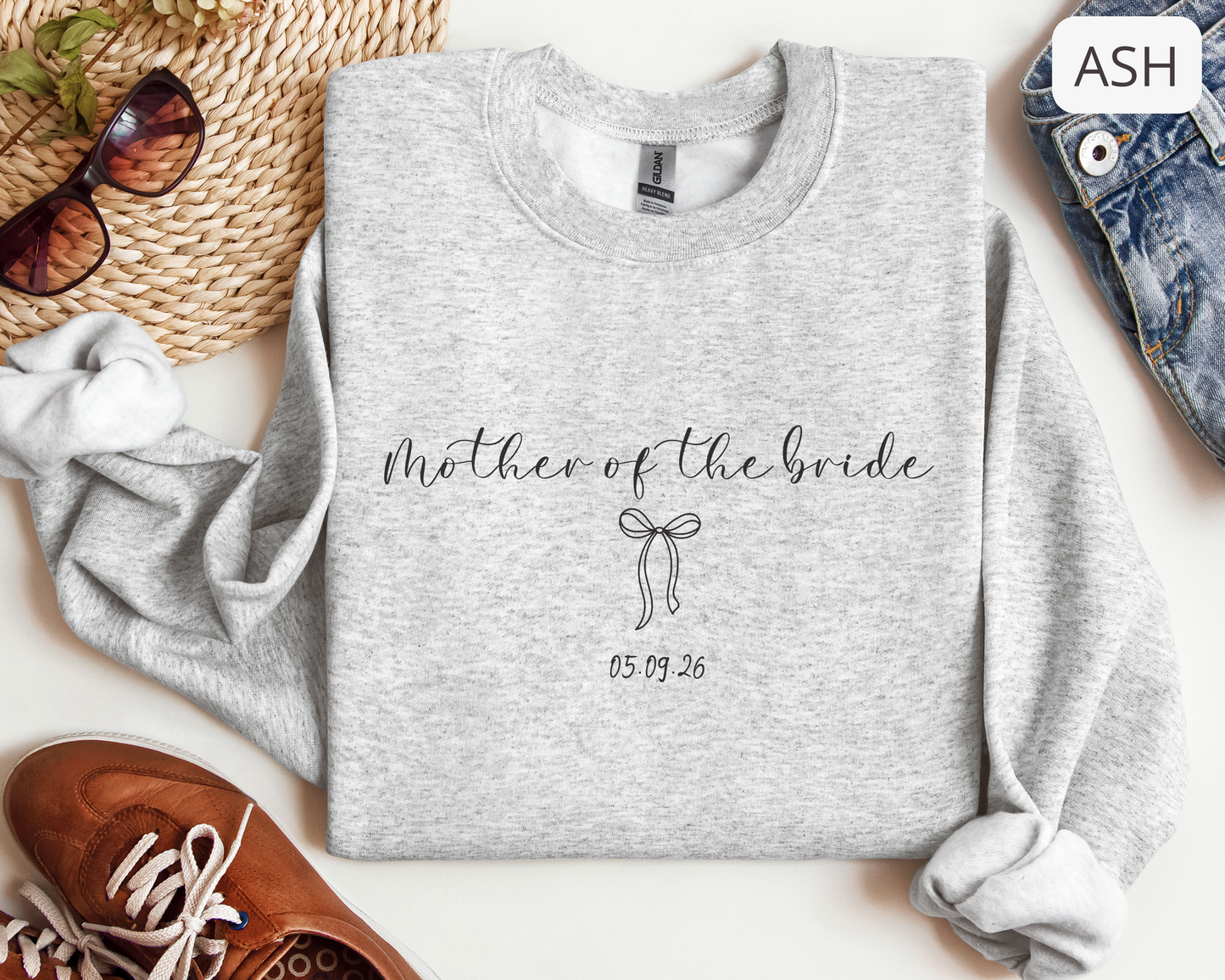 Mother of the Bride Shirt – Personalized Wedding Tee with Custom Date, Bridal Party Gift