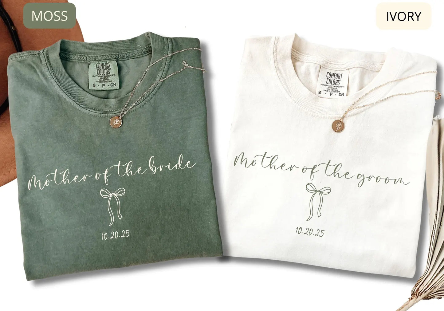Comfort Colors Mother of the Bride Shirt – Personalized Wedding Mom Tee, Bridal Party Gift