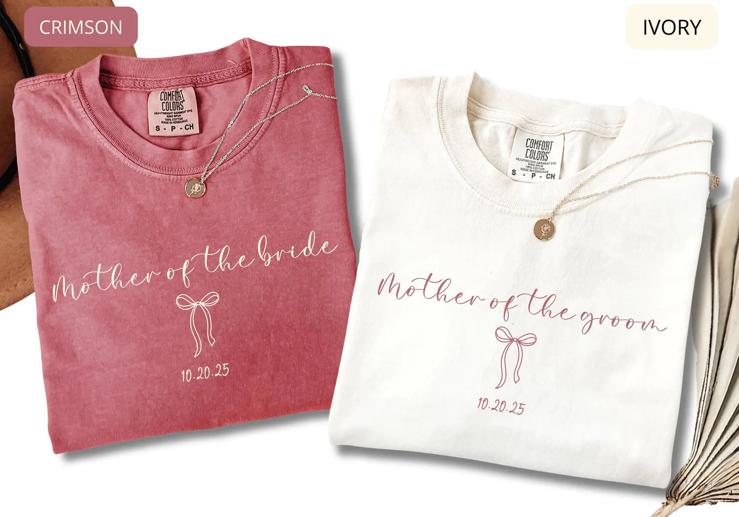 Comfort Colors Mother of the Bride Shirt – Personalized Wedding Mom Tee, Bridal Party Gift