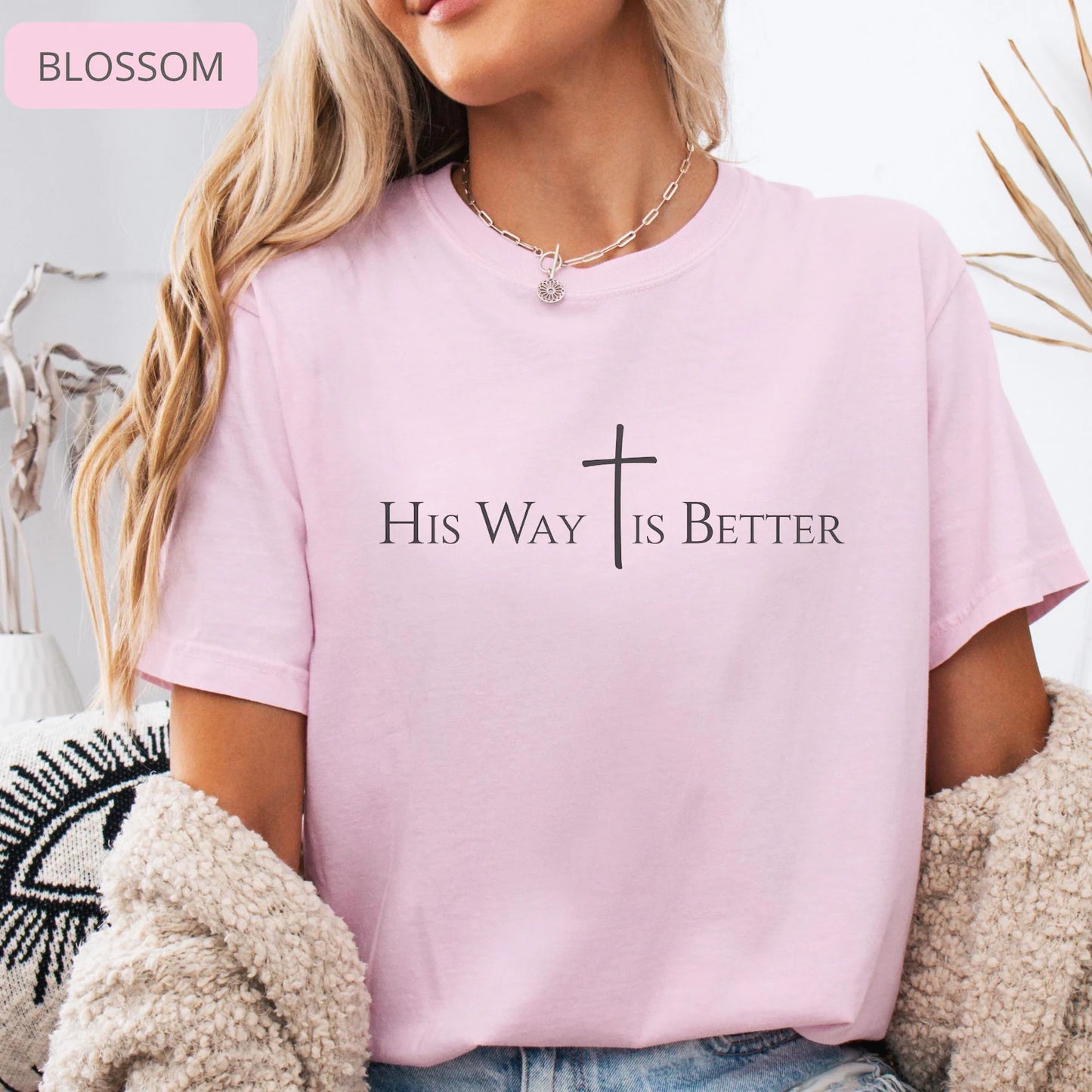 His Way Is Better Christian Shirt | Faith-Based Ivory Tee