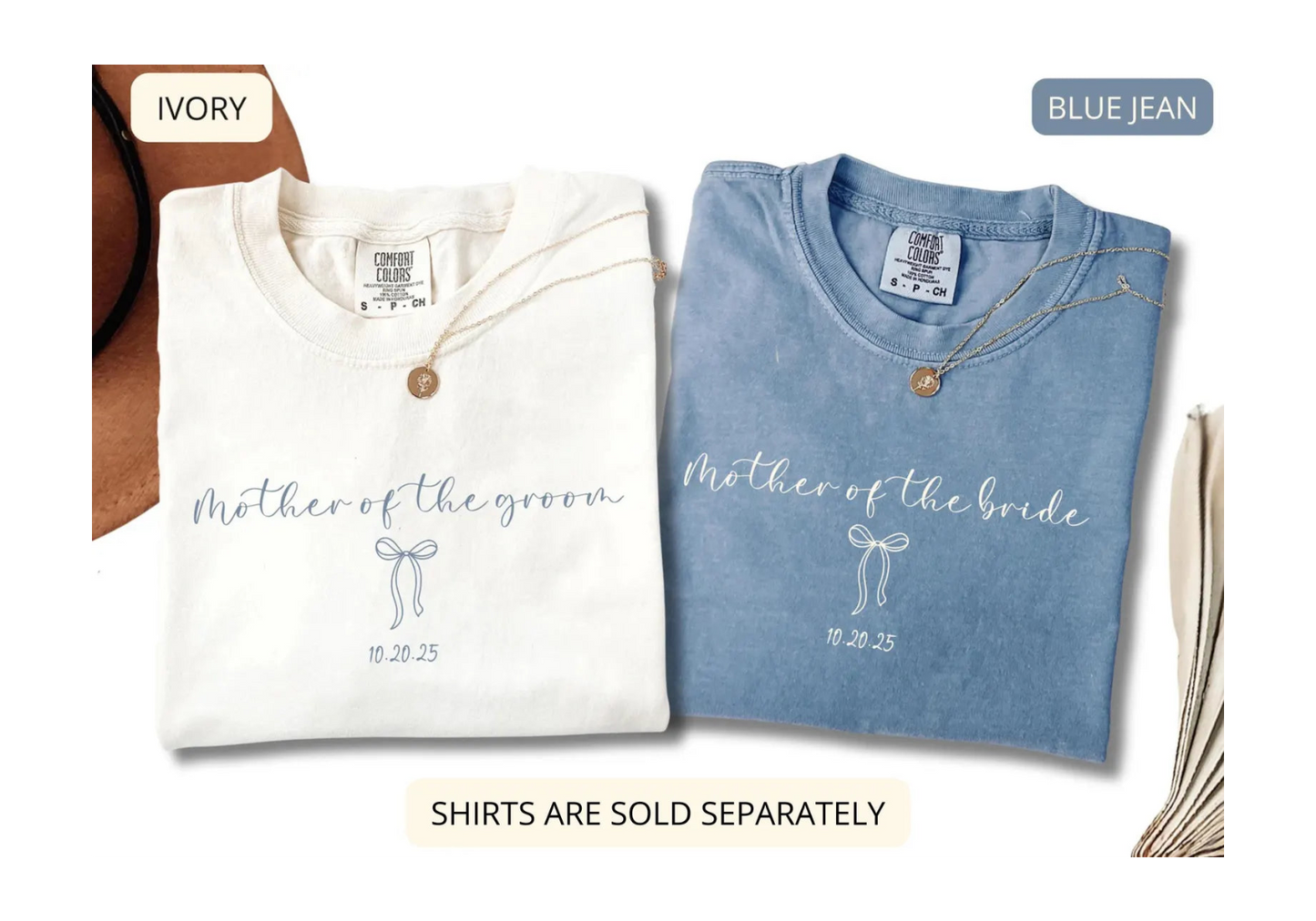 Comfort Colors Mother of the Bride Shirt – Personalized Wedding Mom Tee, Bridal Party Gift