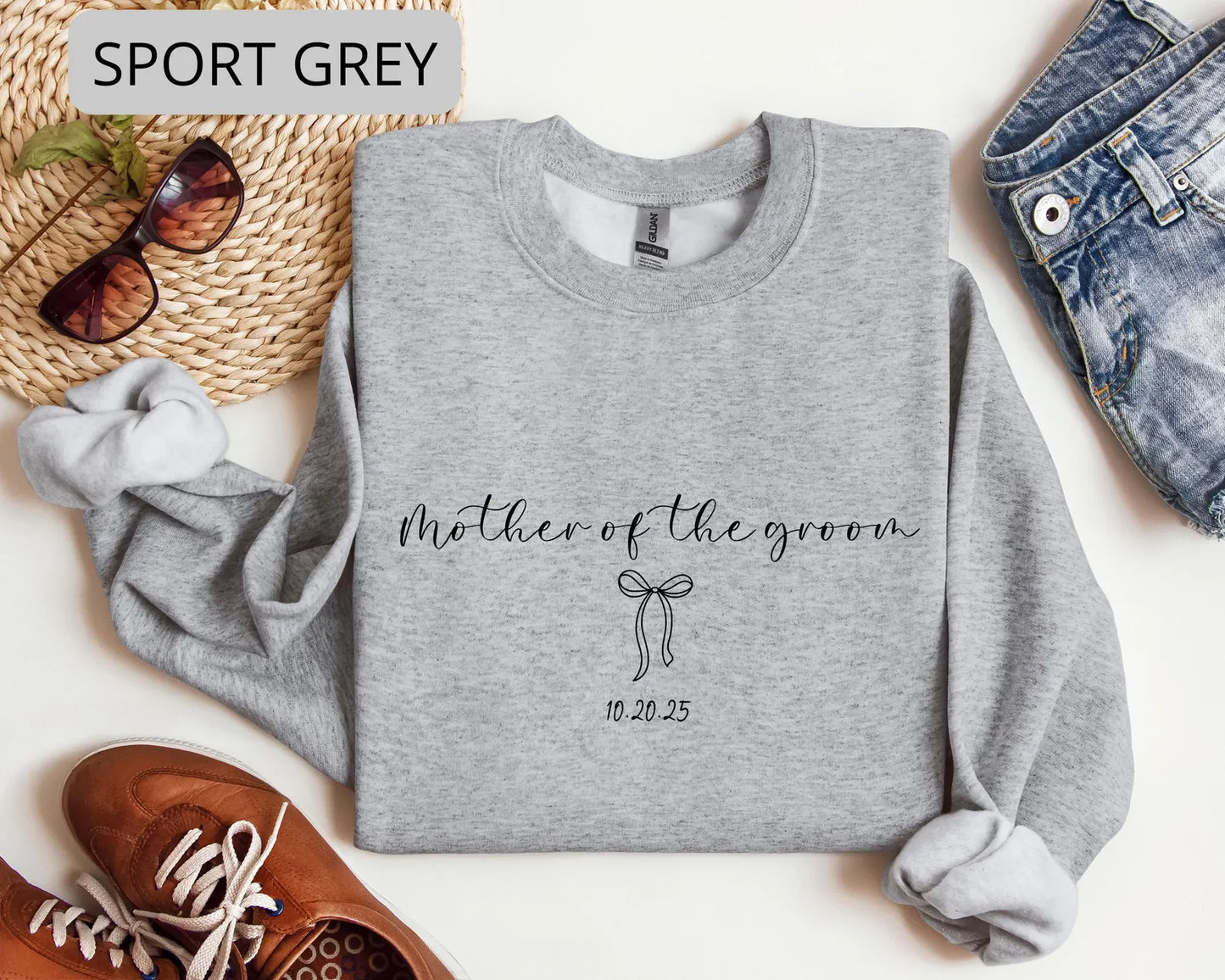 Mother of the Bride Shirt – Personalized Wedding Tee with Custom Date, Bridal Party Gift